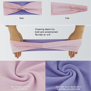 Bandeau de sport absorbant la transpiration pour l'entraînement, vente en gros, pour femmes et hommes, personnalisable avec logo, pour le basketball, le football et la gym - Product Image 4