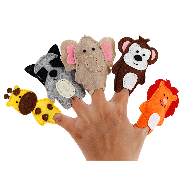 Горячая Распродажа 2019, войлочные детские развивающие игрушки, фетровые пальчиковые игрушки, милый дизайн, фетровые пальчиковые игрушки