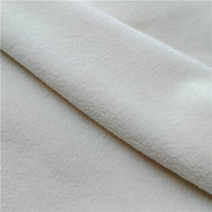 2025 nueva moda de invierno <span class=keywords><strong>precio</strong></span> barato suave cálido Blanco polar poliéster mezclado tejido de punto para prendas de vestir - Product Image 2