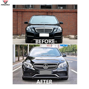 Kit Carrozzeria Wide Body Direttamente dal Produttore con Paraurti Anteriore e Posteriore, Cofano, Fari e Minigonne Laterali per Mercedes Benz Classe E <span class=keywords><strong>W212</strong></span> dal '10-'13 al '14-'15 Stile <span class=keywords><strong>AMG</strong></span> E63 - Product Image 3