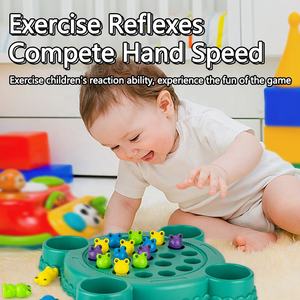 Jouets éducatifs <span class=keywords><strong>montessori</strong></span> pour enfants, <span class=keywords><strong>marteau</strong></span> interactif, <span class=keywords><strong>jeu</strong></span> de grenouille - Product Image 5