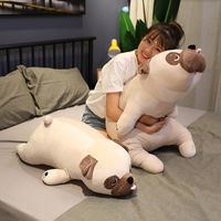 Boneka Hewan Lucu Isi Kapas PP Lembut, Hadiah Koleksi untuk Anak-anak, Pereda Stres, Desain Kustom OEM