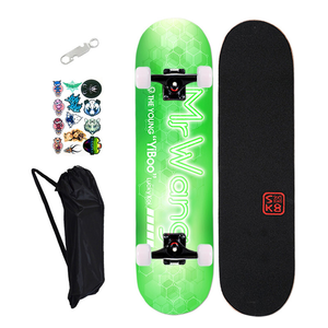 <span class=keywords><strong>Petit</strong></span> skateboard double rocker double kick pour débutants, plateau <span class=keywords><strong>en</strong></span> <span class=keywords><strong>bois</strong></span> d'érable avec roulettes <span class=keywords><strong>en</strong></span> PU, utilisation <span class=keywords><strong>en</strong></span> extérieur, pour garçons, filles, enfants, adolescents, 150 kg - Product Image 5