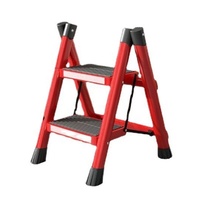 Échelle pliante télescopique intérieure portable moderne à chevrons Escalier d'ingénierie domestique multifonctionnel épaissi
