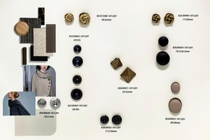 Fancy Alloy Gold 18L 27L Metal <b>Buttons</b> Custom Logo Zamac Sewing Pearl Shank Plating Technics Clothes Clothing - Product Image 3