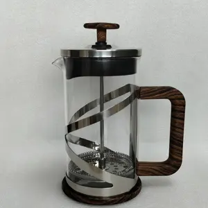 Novo 2024 máquina de chá de alta temperatura resistente vidro café êmbolo nova mão cafeteira venda fábrica