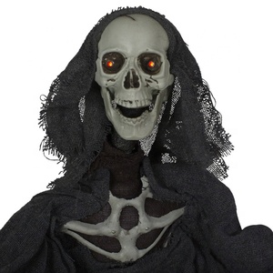 Siyah kanatları ile cadılar bayramı Animatronics Reaper perili ev partisi için korkunç asılı dekorasyon duvar sahne - Product Image 1