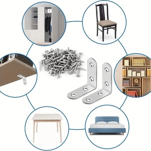 Customized Metal Solid Heavy Duty Steel 90 Degree Right Angle L <strong>Brackets</strong> <strong>for</strong> Furniture L-Shaped Corner <strong>Shelf</strong> - Product Image 4