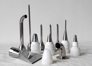 Convertisseur de buse monté par remplisseur 6 pétales 8 pétales sélectionnables gâteau crème fromage quantitatif manuel Machine de remplissage <span class=keywords><strong>pièces</strong></span> de rechange - Product Image 3
