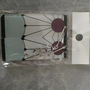 Pendientes colgantes de acrílico Demon Slayer Tanjiro Kamado, diseño geométrico, regalo unisex para niños, primavera 2023 - Product Image 3
