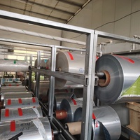 Rouleaux de plastique de qualité alimentaire en feuille d'aluminium Rouleau de film pour sac d'emballage de déchets alimentaires