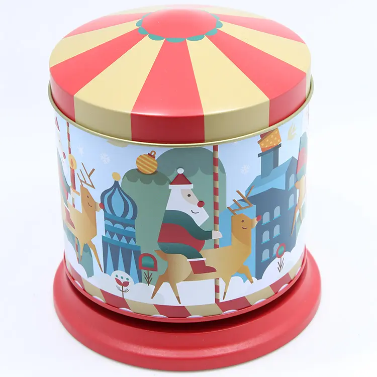 Hot Selling Especial Material Tinplate Easy Storage Packaging Candy Tea Gift Medicine Cookoie Cans For Festival