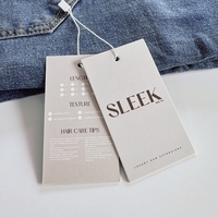 Étiquettes Haut de Gamme en Papier Épais pour Extensions de Cheveux, Logo Personnalisé, Écologiques et Texturées, Étiquettes Imprimées de Taille pour Perruques et Vêtements