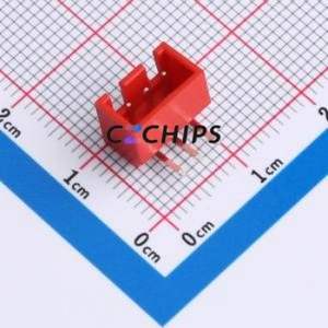 WAFER-HA2.54-3PWZ-R62 Wire-to-Board Pin Header Bent Lead Through Hole,P=2.54mm Connector 1x3P 2.5mm Right Angle Insert XHB - Product Image 1