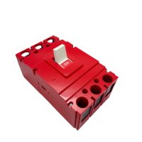 Disyuntor de caja moldeada termomagnética de línea de carga rojo OEM 1140V400M 690V 1000V 1140V 18kA 22kA 3 polos 400A para minería