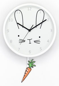 Đồng Hồ Treo Tường <span class=keywords><strong>Analog</strong></span> Dễ Thương Cho Trẻ Em Kèm Con Lắc Đồng Hồ Trẻ Em Hoạt Động Bằng Pin Nhà Máy FAMA Trung Quốc - Product Image 3