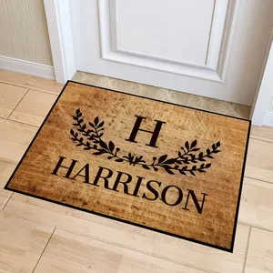 Personalize design bem-vindo impresso tapetes de chão