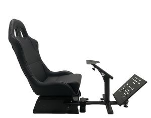 Cabina de Simulador de Carreras Ajustable ODM OEM con Asiento de Carreras Plegable Compatible con Juegos de PS4, PS5 y <span class=keywords><strong>Xbox</strong></span> - Product Image 2