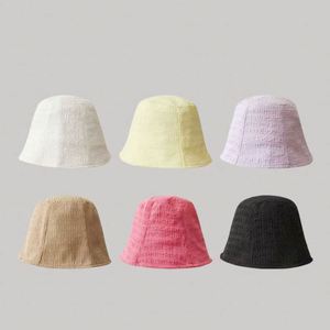 Packable Vintage Warm Beanie <b>Cap</b> Lightweight Beach Fishing Hat Vacation Seersucker Jacquard Bucket <b>Caps</b> <b>Women</b> - Product Image 1