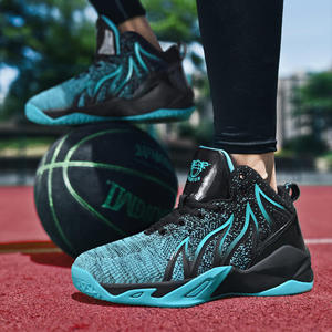Zapatos deportivos de microfibra transpirables, antideslizantes, a la moda, de talla grande, para hombre, estilo baloncesto, de alta calidad. - Product Image 5