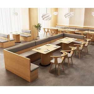 Set di Mobili Moderni per Ristoranti all'Ingrosso, Divanetti per Fast Food, Tavoli e Sedie in Metallo per Sala da Pranzo, 5.02 Recensioni 4 <span class=keywords><strong>Bu</strong></span> - Product Image 6