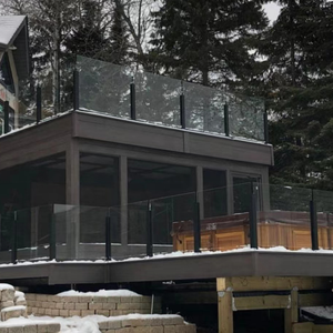 BNS vendita calda balaustra per esterni recinzione <span class=keywords><strong>in</strong></span> <span class=keywords><strong>vetro</strong></span> senza telaio ringhiera per <span class=keywords><strong>balcone</strong></span> ringhiera <span class=keywords><strong>in</strong></span> <span class=keywords><strong>vetro</strong></span> <span class=keywords><strong>in</strong></span> acciaio inossidabile veranda <span class=keywords><strong>in</strong></span> <span class=keywords><strong>vetro</strong></span> - Product Image 2