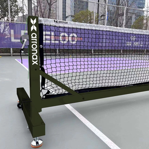 Arronax xách tay pickleball <span class=keywords><strong>net</strong></span> với bánh xe quy định Kích thước 22 ft Tòa Án mạ kẽm Ống pickleball <span class=keywords><strong>Net</strong></span> hệ thống - Product Image 1