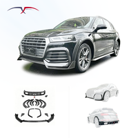 Kit carrosserie en fibre de carbone pour Audi Q5, pare-chocs avant, diffuseur arrière, séparateur avant, accessoires pour passages de roues, 2018-2020