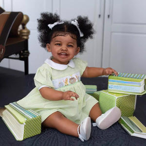 Poupées Bébés <span class=keywords><strong>Reborn</strong></span> en Silicone de <span class=keywords><strong>60cm</strong></span>/24 Pouces, Vêtements pour Poupée Bébé <span class=keywords><strong>Reborn</strong></span> Nouveau-né en Silicone - Product Image 3