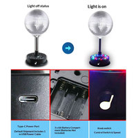 Lumière de scène LED d'intérieur pour discothèque, colorée, rotative à 360°, éclairage d'ambiance pour bars et soirées dansantes