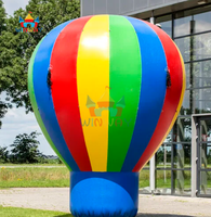 Ballon à air chaud gonflable géant et coloré - Décoration d'événements commerciaux / Accessoire de photomaton pour fêtes et festivals