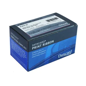 मूल Datacard 533000-053 काले CD800 और सी. पी. श्रृंखला कार्ड प्रिंटर रिबन के लिए 1500 प्रिंट