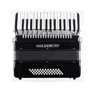 Accordéon SEASOUND OEM Chromatic 30 touches 48 basses noir en celluloïd, instrument de musique, accordéon JP3048A - Product Image 2