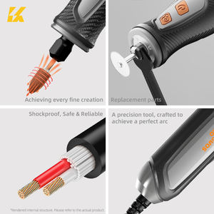 Outil rotatif 22000 tr/min, mini perceuse <span class=keywords><strong>Dremel</strong></span>, perceuse électrique pour gravure avec accessoires, kit de bricolage - Product Image 4