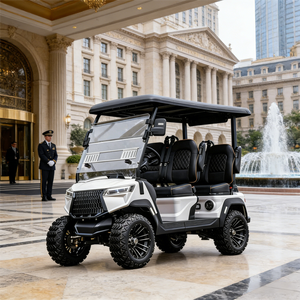 Carrito de Golf Eléctrico Compacto - 4 Plazas, Batería de Larga Duración, Ahorro de Energía, para Campos de Golf y Carreteras No Públicas, con Certificación DOT y CE - Product Image 1