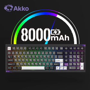 Akko <strong>Gem</strong> 02 Mechanical <strong>Keyboard</strong> VIA Fully Programmable Aluminum CNC Case Cherry Profile PBT Keycaps - Product Image 3