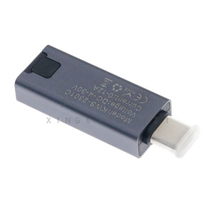 เครื่องทดสอบโหลดอิเล็กทรอนิกส์แบบพกพา iSMiYA Type-C พร้อมจอ LCD ขนาด 38 มม. x 16.5 มม. ช่องต่อ USB - Product Image 3