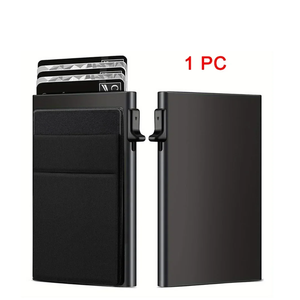 Credit Card Holder Luxury Metal Bank ID Card Holer Case <strong>Wallet</strong> <strong>for</strong> <strong>Men</strong> Thin Slim Mini Minimalist <strong>Wallets</strong> - Product Image 1