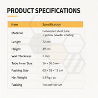 Imkerei-Werkzeuge 2mm Dicke Höhenverstellbarer Modularer Metall-Bienenstockständer für Unebenen Boden
