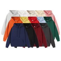 Sweat à capuche unisexe de haute qualité, coupe classique, couleur unie, avec logo imprimé personnalisé, respirant, écologique, avec poche, idéal pour l'automne