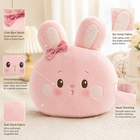 Almohada de Peluche con Diseño de Conejo Personalizado, Mini Tamaño, Juguete de Peluche de Animal Personalizado, Almohada de Animal Suave