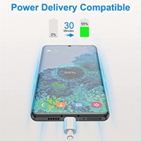 PD 20w 3A USB Type C Câble de charge rapide pour iPhone 15 pro max ipad Type-C Chargeur Câble de données pour Samsung Galaxy xiaomi