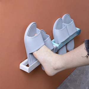 Wholesale Slipper Storage <b>Rack</b> <b>Wall</b>-mouted Organizers Space-saving <b>Shoes</b> Towel Bathroom Home Organization - Product Image 1