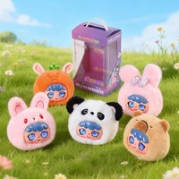 Z Meilleures ventes Compagnon de bureau IA Lapin, Poupée robot compagnon émotionnel à dialogue intelligent, Jouet en peluche éducatif et Pendentif
