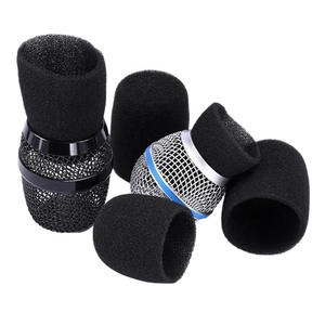 Cubierta interior de espuma de 36mm y 37mm para micrófono <span class=keywords><strong>Shure</strong></span> <span class=keywords><strong>SM58</strong></span>, cubiertas de espuma de esponja para micrófono con reducción de ruido - Product Image 1