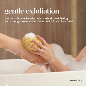 Bath Ball Essential Body Cleaner Honeycomb Scrubbing Sponge 2 Pcs with Rope Bath Sponge - Product Image 2