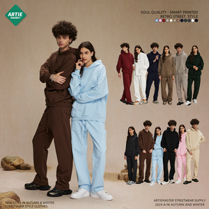 ARTIE Hommes 2025 Nouvelle Arrivée Lourd 430g Terry À Capuche Haute Qualité Marque À La Mode avec Fermeture Éclair Tailles XXS à XL - Product Image 3