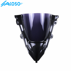 Pare-brise de moto en fibre de carbone sèche AKOSO pour Honda <span class=keywords><strong>CB650F</strong></span> CBR650F 2014 2015 2016 <span class=keywords><strong>2017</strong></span> 2018 - Product Image 1