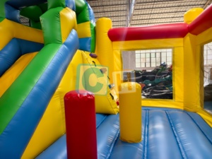 Casa de Brinco Comercial Grande para Exteriores, Divertida Casa de Brinco con Personajes de Dibujos Animados de Animales - Product Image 4