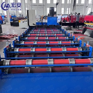 Maquinaria de Procesamiento de Tejas de Acero de Doble Capa Ignífugas para Edificios de Gran Altura, Máquina de Conformado de Rollos de Doble Capa Totalmente Automática - Product Image 2